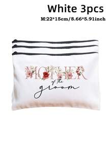 3件套，新娘和新郎母亲化妆包 - 送给妈妈和婆婆的完美结婚和订婚礼物 - C-伴娘 - 查看 13