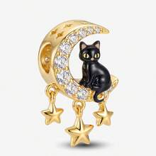 1件 925純銀心形吊墜串珠，適合女性手鍊DIY珠寶製作與日常配戴飾品 - 集合1 - 查看 14