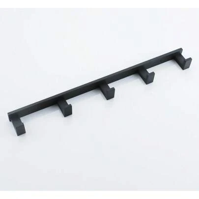 1pc Wall‑Mounted Coat Rack (4/5 Hooks), Vintage Coat & Key Hooks, Wall & Door Hooks For Home Use, No Drilling Required, Suitable For Bathroom, Kitchen And Entrance.