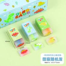 1pc Creative Capybara Rubber Eraser, Cartoon Cute Smudge-Free Super Clean For Exam, Drawing, Pencil, Stationery (Random Style) - A - View 6