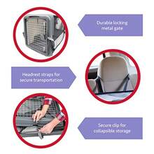 SPORT PET Asiento Deportivo para Mascotas con Divisor - Caseta para gatos con divisor - Ver 2