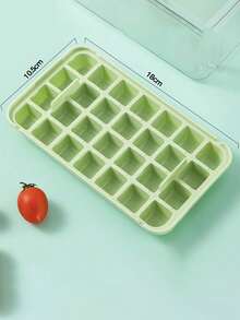 One-Click Ice Cube Tray (With Ice Scoop), Press-Type Ice Cube Maker With Lid Homemade Ice Cube Box For Home Use, Refrigerator Storage Tray--Fruit Ice Cubes, Basic Kitchen Accessory, Christmas, Thanksgiving Gift, Manual DIY Ice Cube Freedom - View 15