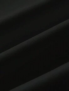Women's Casual Black Long Sleeve Round Neck Sweatshirt With  Graphic Print For Fall Streetwear Style - 黑色圓領衛衣 - 查看 4