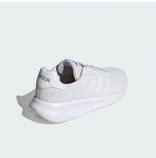 Adidas حذاء رياضي نسائي جديد LITE RACER 3.0 - حذاء رياضي منخفض، خفيف الوزن، يسمح بالتهوية، مناسب للجري اليومي - أبيض - مشاهدة 7