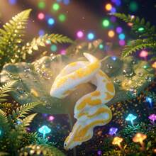 Niche Animal Zodiac Snake Shaped Cute Small Spiritual Snake Coil Design Open Ring, Suitable For Decoration, Holiday Gifts And Party Gags - Multicolor - View 7