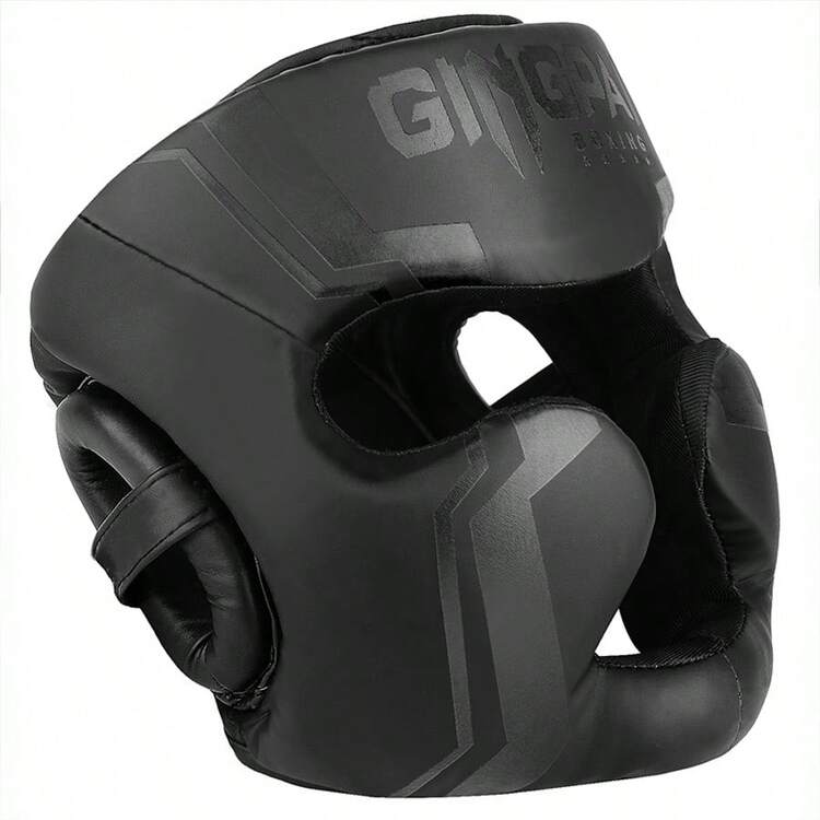 GINGPAI Thick Full Face Boxing Headgear, Kickboxing Helmet For Teens & Adults, MMA Training & Competition Protection - Multicolor - View 8