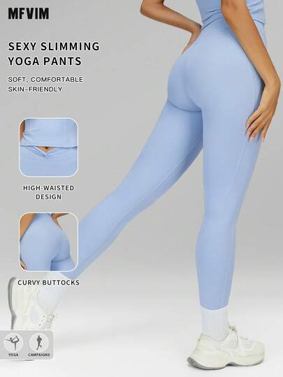  Mallas de yoga ajustadas de sensación desnuda para mujer MFVIM, cintura alta con pliegues, control de abdomen, transpirables, elásticas, suaves y delgadas, adecuadas para ir al trabajo, actividades al aire libre, trotar, ciclismo, yoga, pilates, entrenamiento en el gimnasio