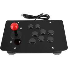 Controlador de Arcade Rocker, Controlador de Juego Arcade USB para Máquina Arcade , Joystick de Juego Arcade Rocker con 8 Botones (negro) - 1 - Ver 7