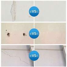 WHILELIFE 250克白色防水墙面修补膏，快干自粘填料，适用于墙面孔洞、裂缝、涂鸦遮盖和剥落修补。 - 牆面修補膏 - 查看 7