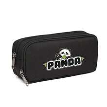 Panda Cute Backpack - Large Capacity Backpack With Adjustable Shoulder Straps, Lightweight Zipper, Printed With Stitch And Angel Patterns, Birthday Or Back To School Gift, Casual Backpack, Fun Design, Durable, Suitable For Teenagers,Large-Capacity Multi-Layer Pencil Case, Back To School Supplies School Essentials - Multicolor - View 13