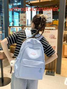 New Casual Style Backpack, Suitable For High School, College Students, Large Capacity, Multi-Pocket, Multi-Function, Versatile - Multicolor - View 6