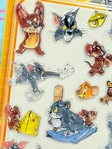 3D立体水晶贴纸，可爱卡通水滴贴纸 - 彩色 - 查看 3