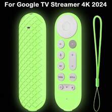 Funda protectora de silicona para el control remoto del TV Streamer 4K 2024, antideslizante, suave y resistente, cubierta protectora a prueba de golpes - Multicolor - Ver 2