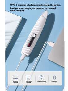 Recortadora de pelo para mascotas USB, afeitadora eléctrica, removedor de pelo de patas de gato y perro, puede recortar las patas, orejas, ojos y el pelo circundante, adecuado para el aseo diario de mascotas, recortadora de pelo de mascota silenciosa - recargable por USB, impermeable, herramienta de aseo para gatos y perros, recortadora eléctrica de bajo ruido, recortadora de pelo de perro, silenciosa, recortadora de pelo de perro con luz LED, afeitadora de patas impermeable, recortadora recargable por USB, para perros, amoladora de uñas profesional - F2 - Ver 10