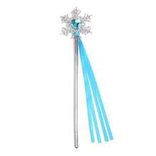 Bộ 4 chiếc đũa phép hình bông tuyết kèm ruy băng xanh và đá đính lấp lánh, phụ kiện trang phục phong cách thanh lịch phù hợp cho Halloween, Giáng sinh, các bữa tiệc theo chủ đề - Thiết kế bông tuyết bền chắc, phù hợp cho cosplay và các sự kiện đặc biệt, trang phục Halloween, đũa phép dự tiệc, trang trí lấp lánh, trang trí đá đính, đạo cụ cosplay, đạo cụ chụp ảnh, dành cho người đam mê cosplay. - 4 chiếc - Xem 4