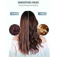 Curl Defining Brush For Curly Hair – Detangling & Styling Brush For Women & Men, Defines 2A To 4C Curls, Reduces Frizz, Perfect For Wet & Dry Hair (Blue) - Màu xanh da trời - Xem 8