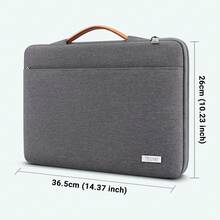 TECOOL 13-16 Inch Slim & Protective Laptop Sleeve Case With Telescopic Handle, Water-Repellent Computer Bag For MacBook Pro/Air,HP,Durable Polyester Briefcase For Men Women,Multiple Colors Available - View 22