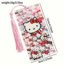 SANRIO 6pcs Character Acrylic Bookmarks Set, Adorable Cartoon Anime Design. Perfect Reading Companion For Anime Fans And Bookworms, These Cute Stationery Items Are A Must-Have. - Multicolor - View 5