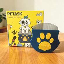 Bàn chải chải lông thú cưng đa năng bằng thép không gỉ, thích hợp cho chó Teddy, Maltese, Pomeranian và các giống chó và mèo nhỏ/trung bình khác, giúp loại bỏ bọ chét và chải chuốt kỹ lưỡng vùng mặt. - Nhiều màu - Xem 6