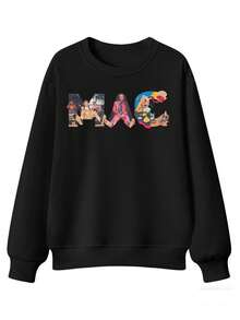Black Crew Neck Sweatshirt