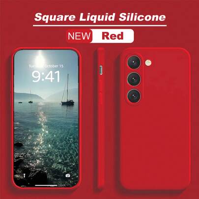 Funda compatible con Samsung Galaxy A56 A36 A26 A16 A17 S26 S25 FE, funda de silicona delgada y fina, agarre suave, funda protectora de gel de goma, unicolor, estética linda y femenina para Galaxy S26 Ultra S25 Ultra, Honor, Note 15