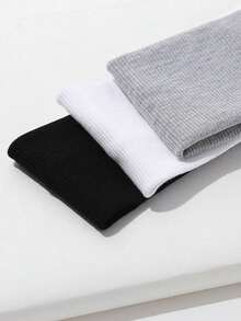 3pcs Solid Color Sport Headbands Casual,Gym Hair Band Turban Headband Sweatband, School Stuff, College Fall Winter Hair Accessories For Women For Vacation Outfits Woman Elegant Scarf Women Bandanas Soft Headwrap - 彩色 - 查看 3