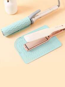 1件装 2026新款硅胶耐热悬挂垫，造型工具收纳包组合，迷你直板夹/卷发棒/美发工具旅行化妆刷收纳盒，化妆品收纳盒，旅行必备 - 查看 15