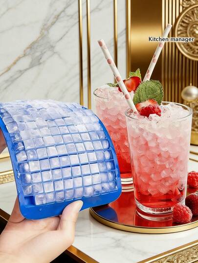 1 pieza Este molde cuadrado compacto de silicona (160 cavidades) tiene una excelente resistencia al frío y durabilidad. Es adecuado para hacer cubitos de hielo y pudines, es conveniente para usar en el hogar, bares y otros lugares. Palabras clave: Cubitos de hielo, molde de hielo, molde de hielo, Año Nuevo, artículos para el hogar, cocina, regalos personalizados.