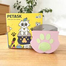 Bàn chải chải lông thú cưng đa năng bằng thép không gỉ, thích hợp cho chó Teddy, Maltese, Pomeranian và các giống chó và mèo nhỏ/trung bình khác, giúp loại bỏ bọ chét và chải chuốt kỹ lưỡng vùng mặt. - Nhiều màu - Xem 7