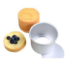 3pcs 4-Inch, 6-Inch, And 8-Inch Aluminum Detachable Bottom Deep Cake Baking Molds, Easy To Clean And Scratch-Resistant. Suitable For Sponge Cakes, 3-Tier Cakes, Great For Birthday Celebrations, Christmas, And Everyday Gatherings. - Silver - View 9