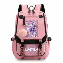 K-Pop   Print Korean College Style Backpack, Ergonomic Spine Protection Large Capacity School Bag For Junior & Senior High Students - 34 - 查看 3