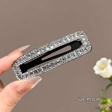 2pcs Rhinestone Hair Clips, Bangs Clips, Side Bangs Clips, Water Drop Hair Clips,Summer,Holiday,Travel - Multicolor - View 12