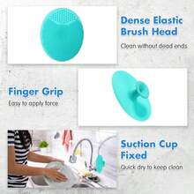 Bộ cọ rửa rau củ nhà bếp gồm 2 chiếc, có tay cầm chắc chắn, giúp dễ dàng làm sạch khoai tây và cà rốt. Bộ cọ rửa rau củ dễ vệ sinh – Được thiết kế đặc biệt để loại bỏ bụi bẩn trên bề mặt nhà bếp. - Nhiều màu - Xem 6