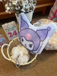 3个装三丽鸥洗衣机专用网布洗衣袋：包含Hello Kitty、My Melody、Cinnamoroll和Kuromi造型的小巧精致洗衣袋，可保护袜子、围兜、小毛巾和连体衣免受损坏和丢失。采用柔软细密的网布制成，配有耐用的抽绳封口，适合成人衣物、宿舍和旅行使用。是三丽鸥收藏家和可爱动漫爱好者的理想礼物，也非常适合收纳小物件。 - 多色 - 查看 12