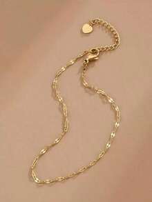 1pc Heart Decor Anklet Valentines, Fashionable Accessories - 1 cái - Xem 2
