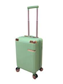 New Model Travel Suitcase!! With Anti-Theft Zipper! - Mint Green - View 5