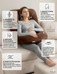 Pregnancy & Nursing Pillows - Chocolate Brown - View 3
