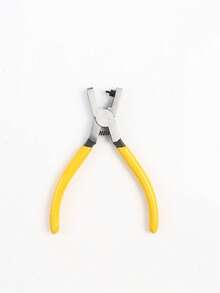 1pc Belt Hole Punch Tool, Leather Craft Round Hole Puncher, Suitable For , Year-End Promotion, Singles Day, Halloween , Etc. - Yellow - View 9