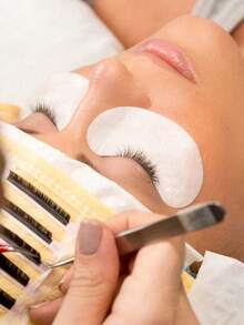 50 Cặp Miếng Dán Nối Mi, Miếng Gel Phủ Lông Mi, Miếng Miếng Dán Mắt Không Xơ (Dùng Cho Nối Mi), Dụng Cụ Nối Mi, Miếng Bảo Vệ Cách Ly Mi Nối - trắng - Xem 4