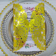10pcs Glitter Butterfly Wedding Invitation Cards, Wedding Birthday Party Invitation Decoration Supplies Gift - 10pcs - View 13