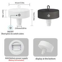 1 pieza Luz de botella de vino LED de 3 colores, con batería AAA, regulable con toque, lámpara de ambiente para bares, restaurantes, campamento, luces nocturnas - lámpara de botella de vino - Ver 3