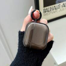 1pc Neon Pink Earphone Case Compatible With Apple 1/2/3/4, Pro/Pro 2, Anti-Drop Protection For New 4th Generation - Black - View 10