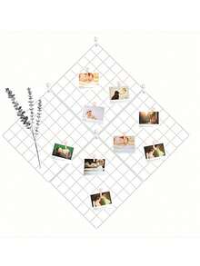 现代INS风照片墙架,将生活变成治愈系情绪板,让每一刻都充满慰藉,DIY明信片墙架 - 網格架 - 查看 10