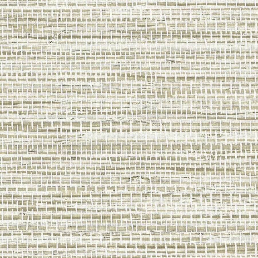 草编墙纸，可剥离粘贴，奶油色草编纹理墙纸，自粘墙纸 - 1PC - 查看 1