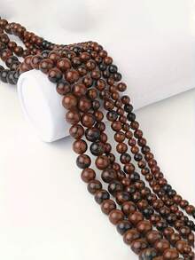 1 Chuỗi hạt đá thiên nga vàng tự nhiên, đá quý năng lượng chữa bệnh, dùng để làm trang sức, vòng tay, dây chuyền DIY, kích thước 4 6 8 10mm - Nhiều màu - Xem 4