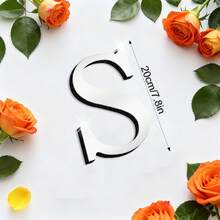 OUTANA Self-Adhesive Acrylic Alphabet Wall Stickers, Removable & Easy To Install, Can Be Freely Combined Into Names, Slogans, Store Signs, Birthday & Holiday Decorations - Silver - View 63