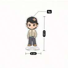 Dekorasi Standee Akrilik Karakter Kartun COR/TIS, Tinggi Sekitar 6CM - MultiWarna - View 3