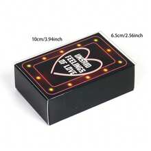Belated Confession Card Game, Fun Tabletop Game - Red - View 5