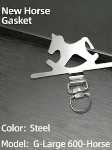 1个男女通用手机挂绳支架，不锈钢旋转半圆金属夹，超薄金属配件，适用于手机挂绳，防丢，耐用，适合所有季节户外露营旅行居家办公学校宿舍冬季生日礼物日常使用 - 彩色 - 查看 5