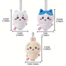 Móc khóa hình thú nhồi bông Miniso Chiikawa Series hoạt hình dễ thương Chiikawa Usagi Hachiware, búp bê nhồi bông mềm mại, móc chìa khóa balo, mặt dây chuyền, quà tặng lễ hội Giáng sinh - Nhiều màu - Xem 11